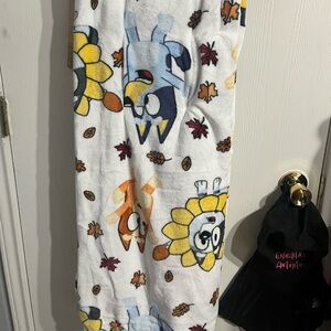 Fall Bluey, Bingo, and Muffin Blanket